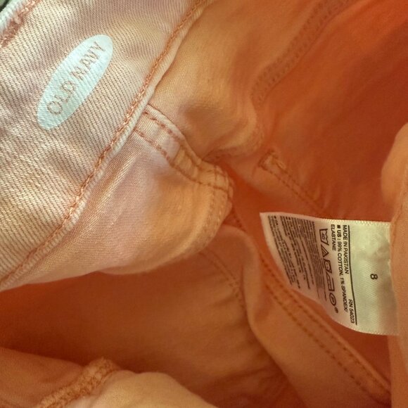 Old Navy Womens Light Pink Distressed Denim Shorts Size 8 - Picture 3 of 7